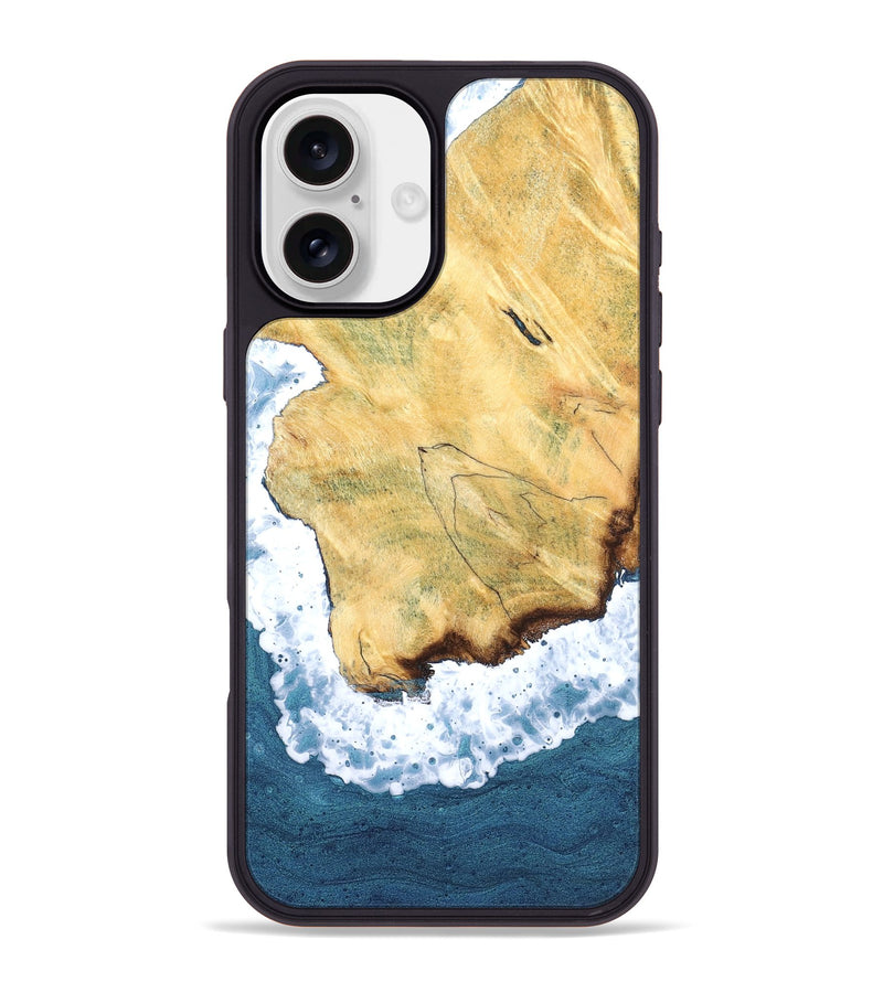 iPhone 16 Plus Wood Phone Case - Amiah (Coastal, 823876)