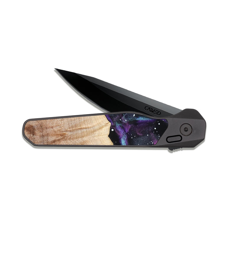 EDC Dark Slate Wood Pocket Knife - Jasper (Cosmos, 823888)
