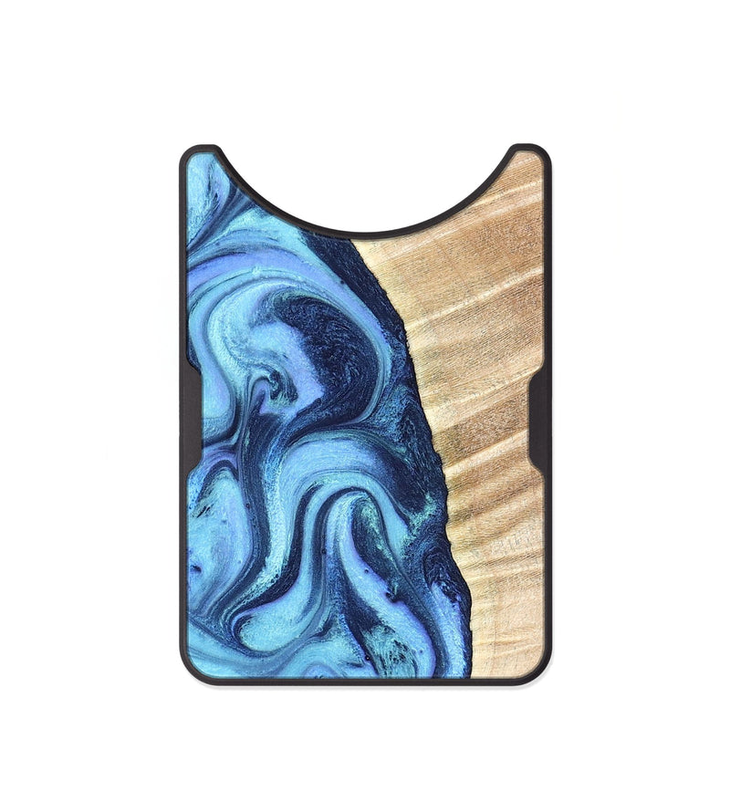 Alloy Wood Wallet - Winnie (Blue, 823893)