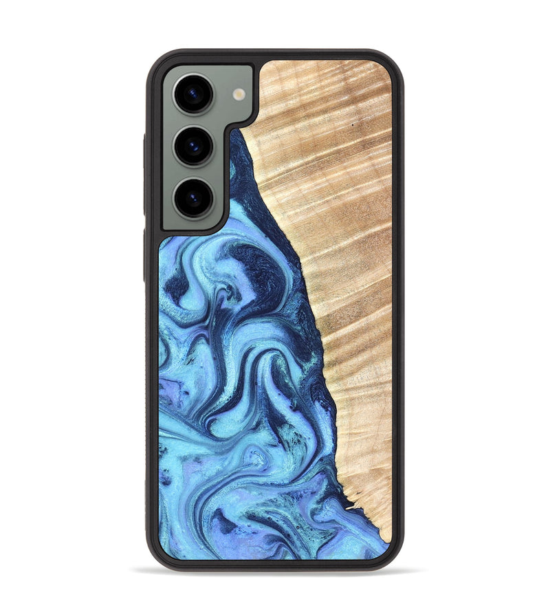 Galaxy S23 Plus Wood Phone Case - Winnie (Blue, 823893)
