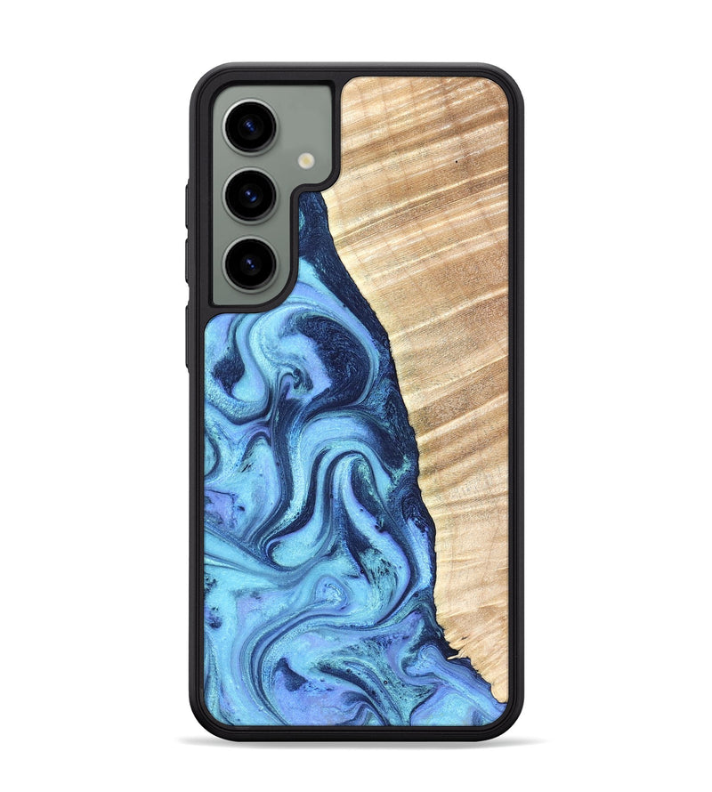 Galaxy S24 Plus Wood Phone Case - Winnie (Blue, 823893)