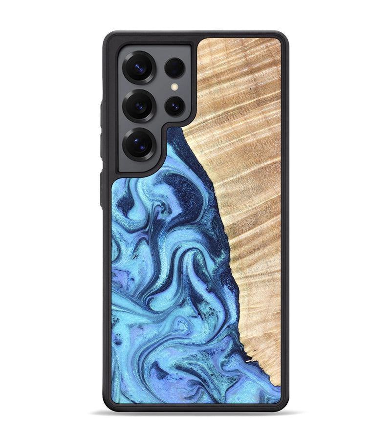Galaxy S25 Ultra Wood Phone Case - Winnie (Blue, 823893)