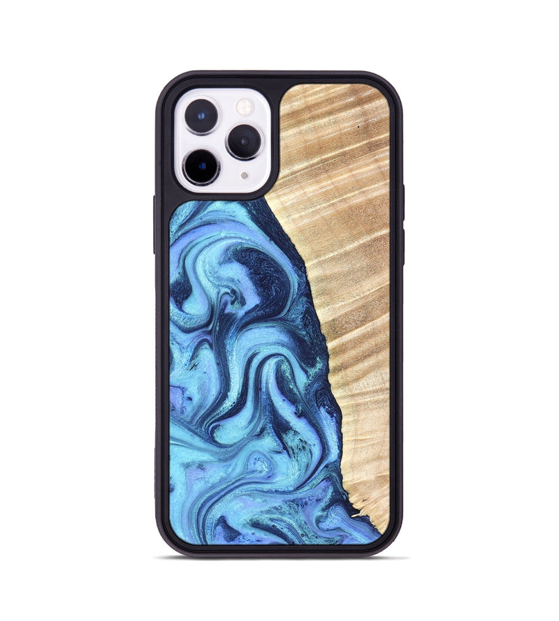 iPhone 11 Pro Wood Phone Case - Winnie (Blue, 823893)