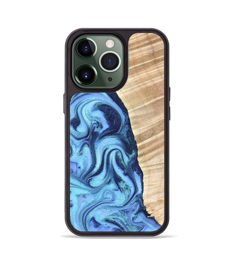 iPhone 13 Pro Wood Phone Case - Winnie (Blue, 823893)