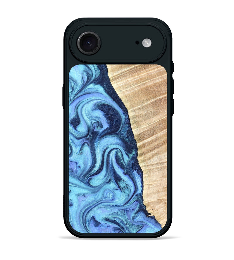 iPhone 17 Air Wood Phone Case - Winnie (Blue, 823893)