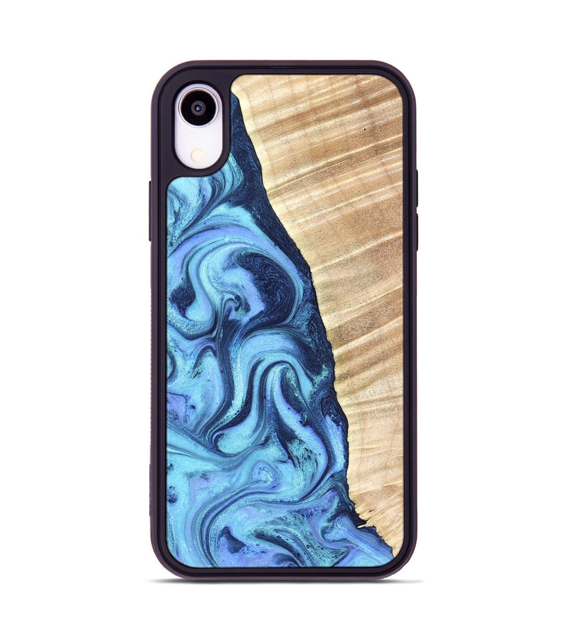 iPhone Xr Wood Phone Case - Winnie (Blue, 823893)