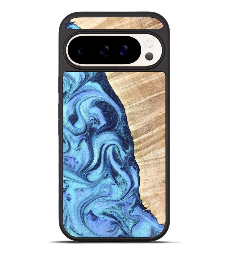 Pixel 10 Pro XL Wood Phone Case - Winnie (Blue, 823893)