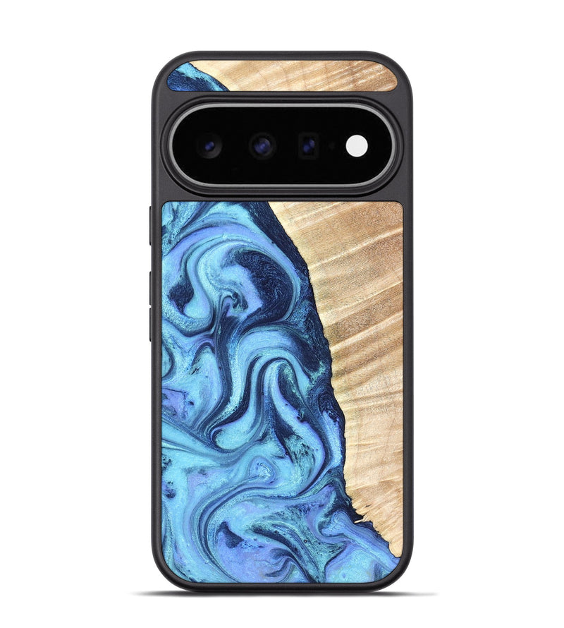 Pixel 11 Pro Wood Phone Case - Winnie (Blue, 823893)