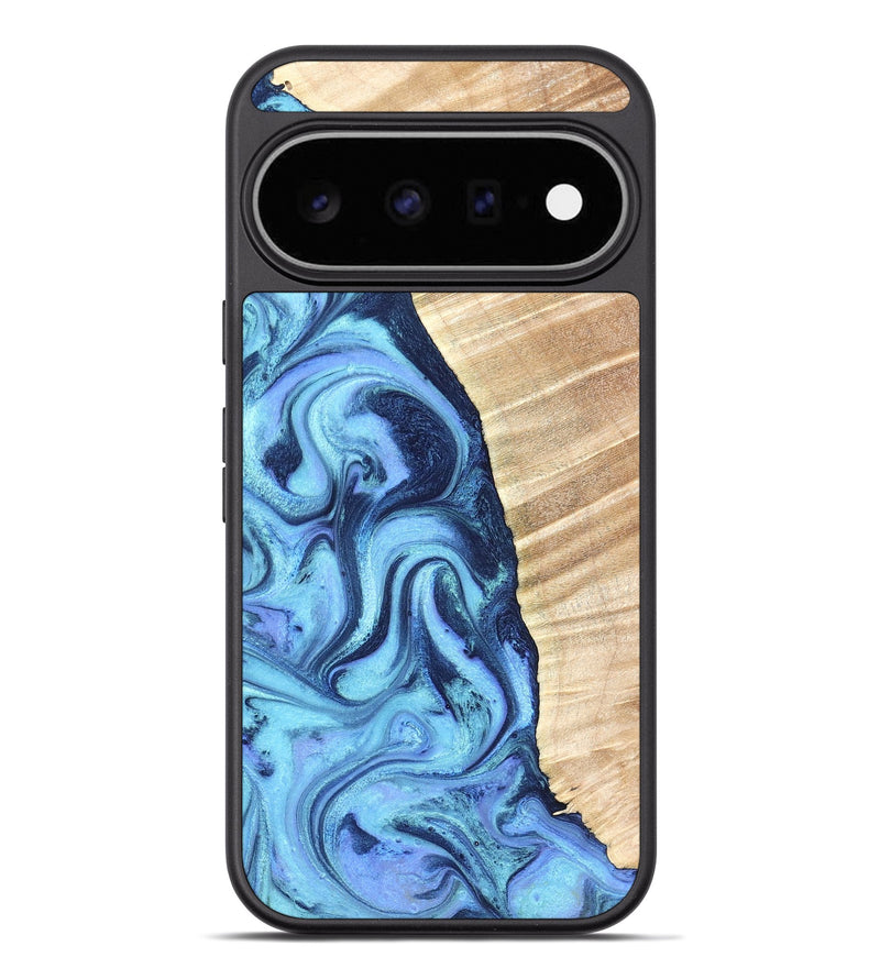 Pixel 11 Pro XL Wood Phone Case - Winnie (Blue, 823893)