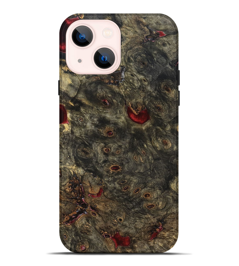 iPhone 14 Plus Wood Live Edge Phone Case - Trish (Solid Wood, 823895)