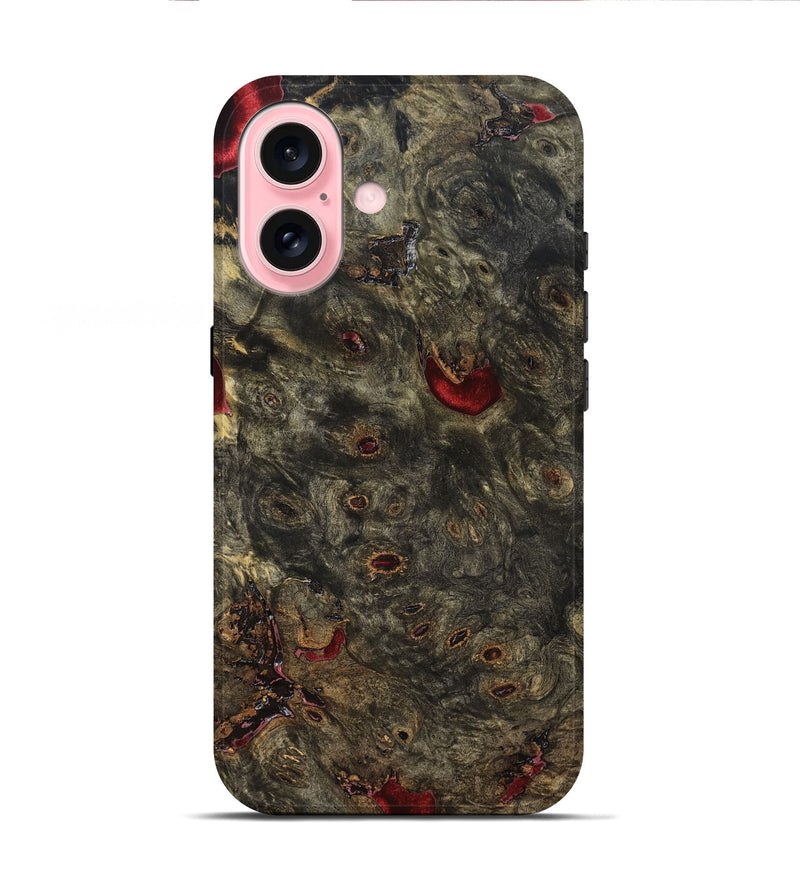 iPhone 16 Wood Live Edge Phone Case - Trish (Solid Wood, 823895)