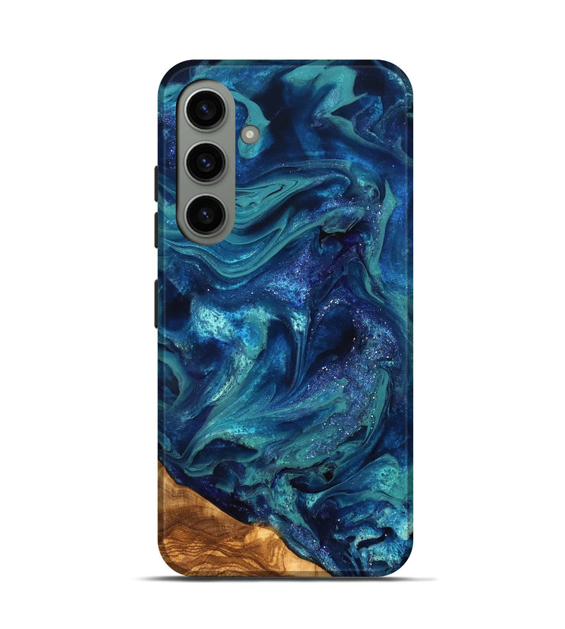 Galaxy S24 ResinArt Live Edge Phone Case - Vernell (Ancient Olive, 823899)