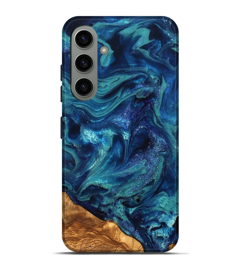 Galaxy S24 Plus ResinArt Live Edge Phone Case - Vernell (Ancient Olive, 823899)