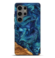 Galaxy S25 Ultra ResinArt Live Edge Phone Case - Vernell (Ancient Olive, 823899)