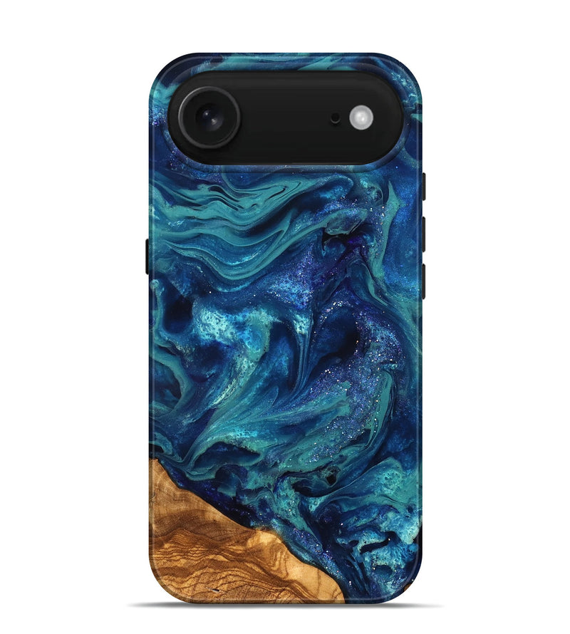 iPhone 17 Air ResinArt Live Edge Phone Case - Vernell (Ancient Olive, 823899)