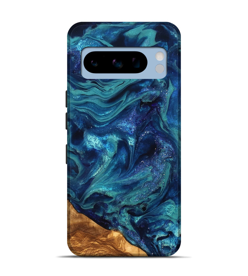 Pixel 8 Pro ResinArt Live Edge Phone Case - Vernell (Ancient Olive, 823899)