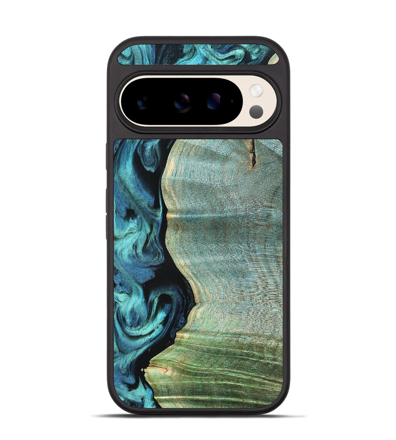 Pixel 10 Wood Phone Case - Kennedy (Blue, 823902)