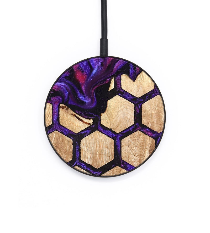 Circle Wood Wireless Charger - Morgan (Pattern, 823920)