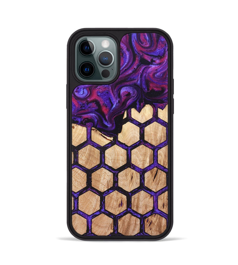 iPhone 12 Pro Wood Phone Case - Morgan (Pattern, 823920)