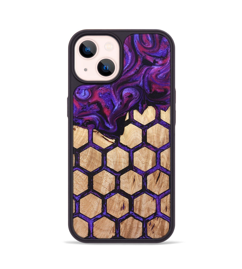 iPhone 14 Wood Phone Case - Morgan (Pattern, 823920)