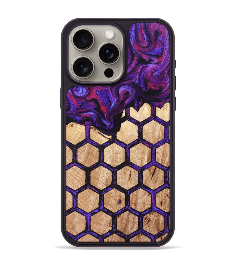 iPhone 15 Pro Max Wood Phone Case - Morgan (Pattern, 823920)