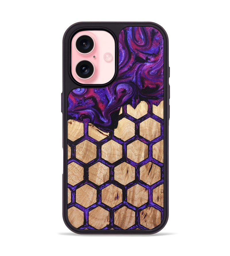 iPhone 16 Wood Phone Case - Morgan (Pattern, 823920)