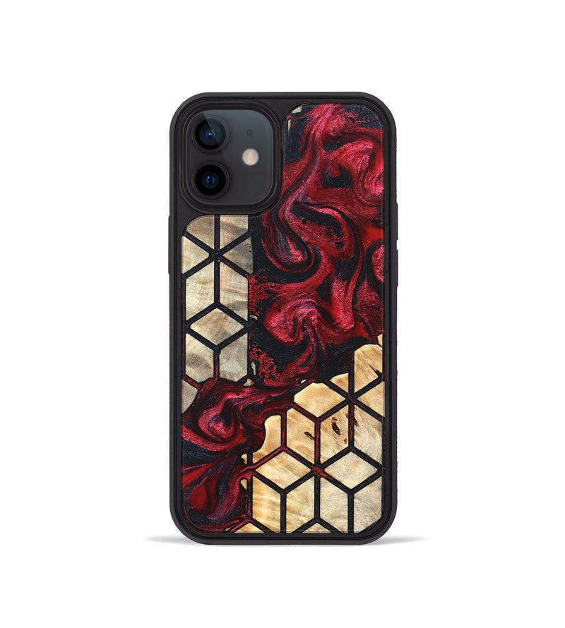 iPhone 12 mini Wood Phone Case - Davis (Pattern, 823921)