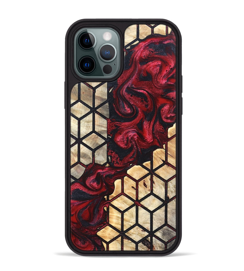 iPhone 12 Pro Max Wood Phone Case - Davis (Pattern, 823921)