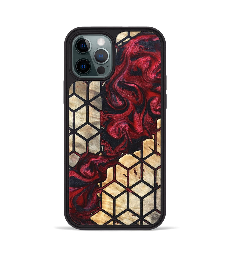 iPhone 12 Pro Wood Phone Case - Davis (Pattern, 823921)