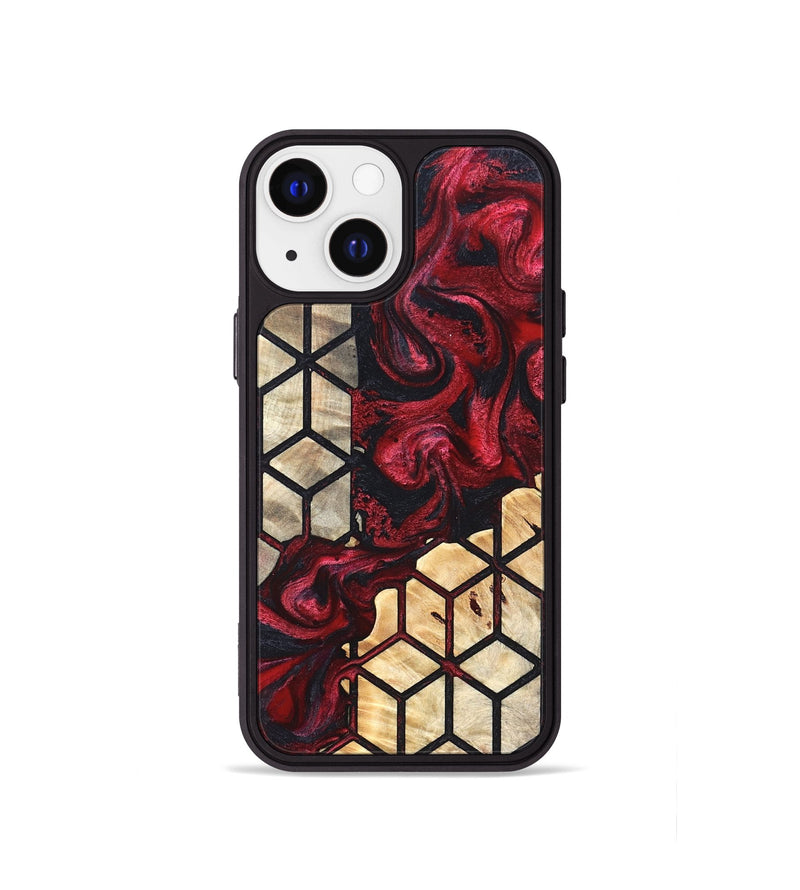 iPhone 13 mini Wood Phone Case - Davis (Pattern, 823921)