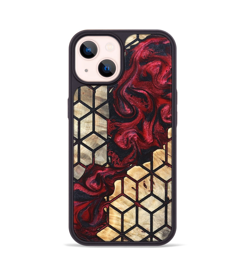 iPhone 14 Wood Phone Case - Davis (Pattern, 823921)