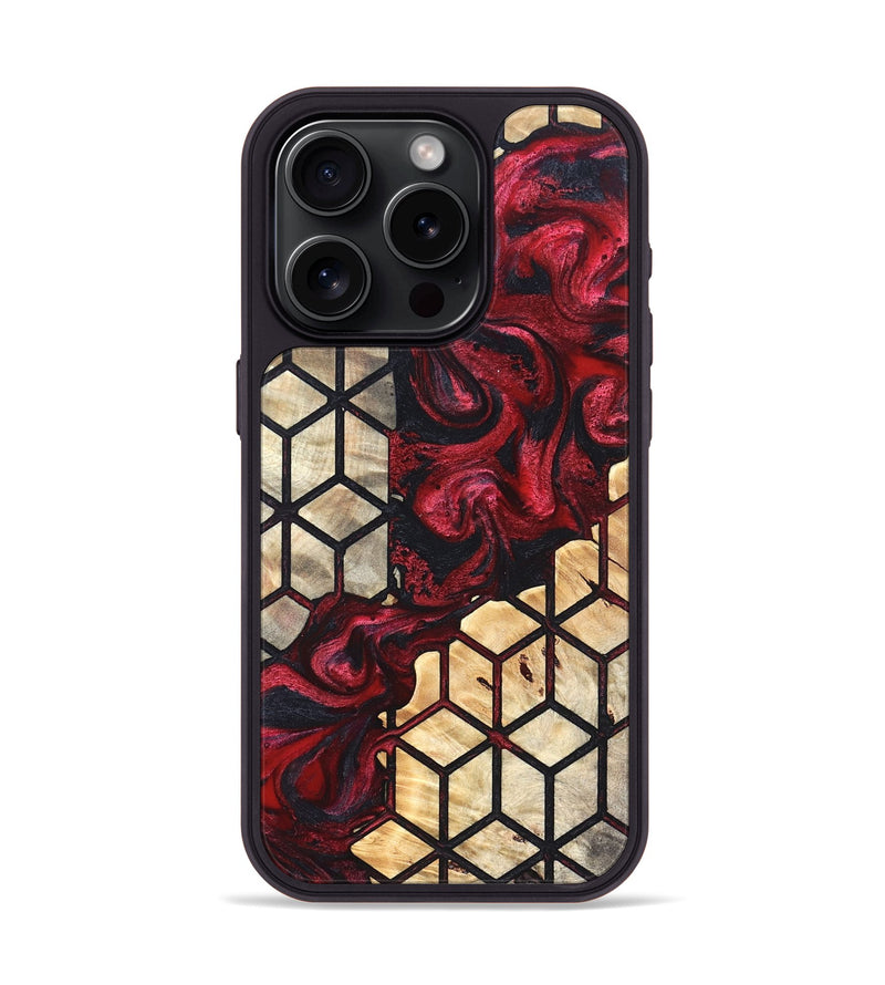 iPhone 15 Pro Wood Phone Case - Davis (Pattern, 823921)
