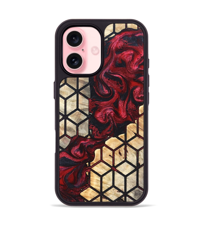 iPhone 16 Wood Phone Case - Davis (Pattern, 823921)