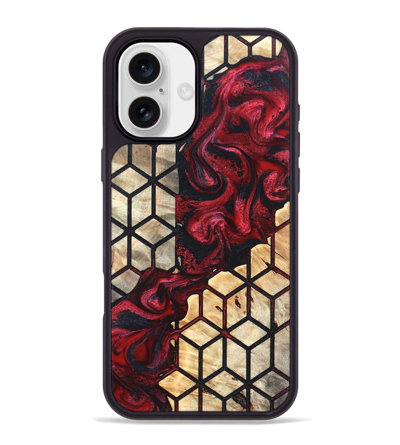 iPhone 16 Plus Wood Phone Case - Davis (Pattern, 823921)