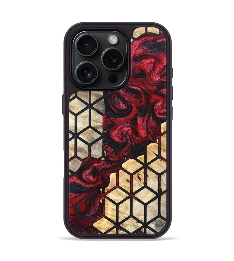 iPhone 16 Pro Wood Phone Case - Davis (Pattern, 823921)