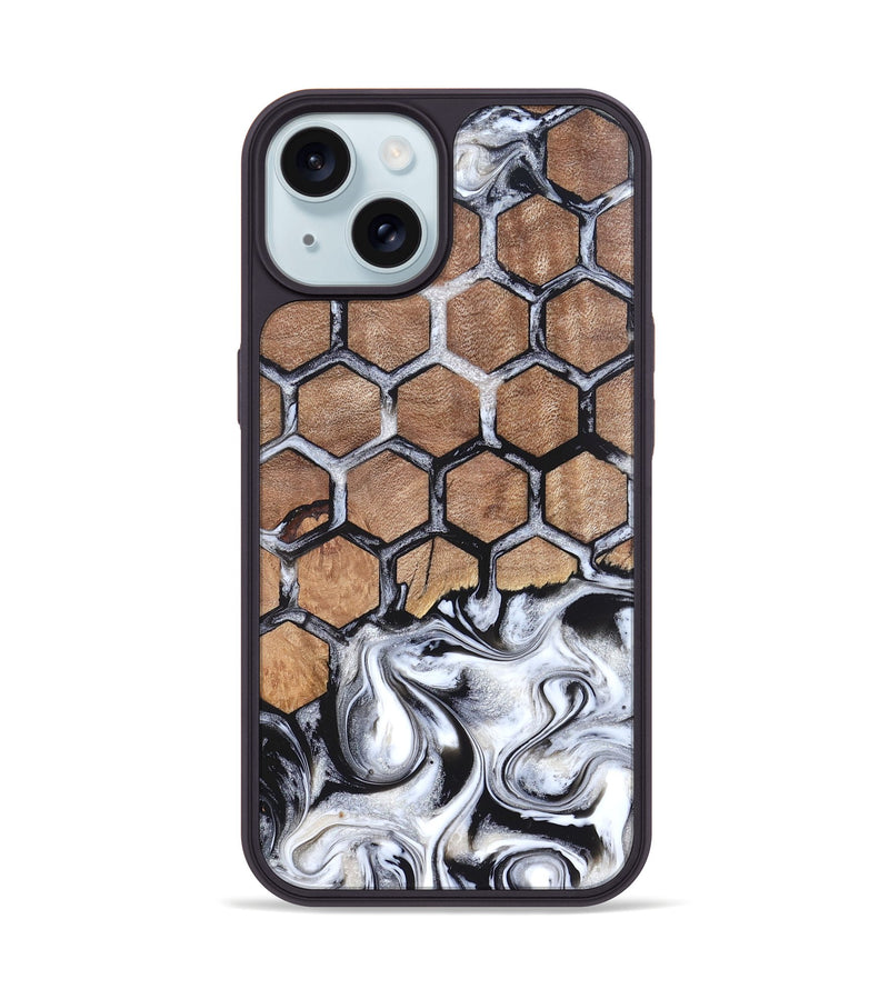 iPhone 15 Wood Phone Case - Kody (Pattern, 823922)