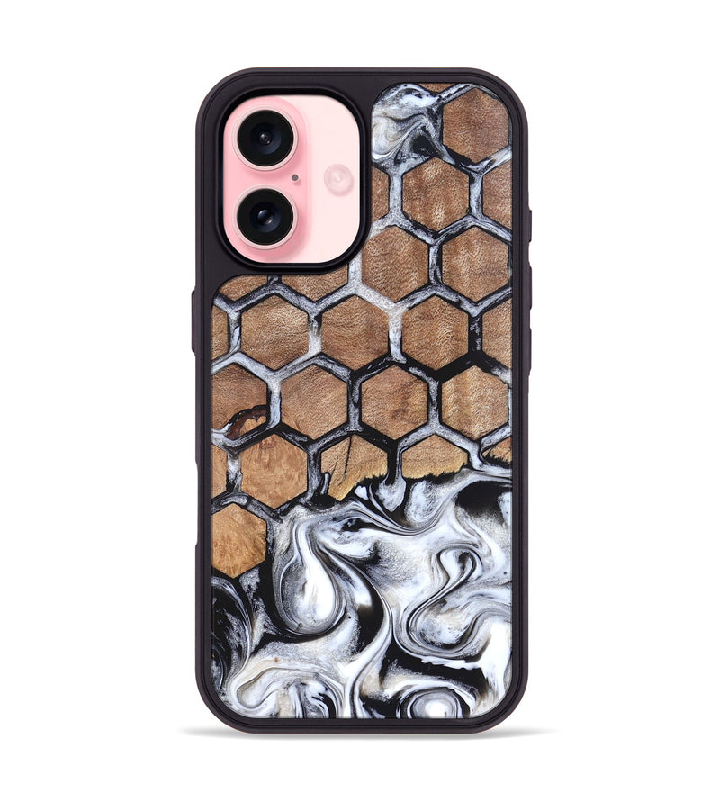 iPhone 16 Wood Phone Case - Kody (Pattern, 823922)