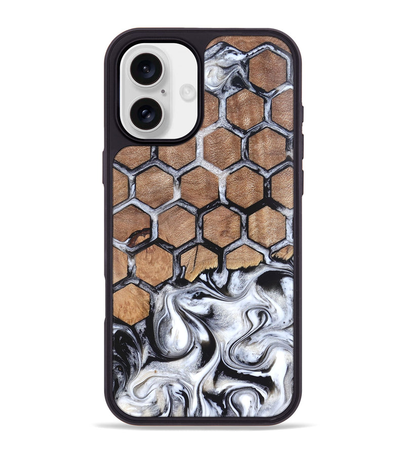 iPhone 16 Plus Wood Phone Case - Kody (Pattern, 823922)