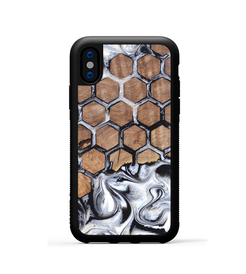 iPhone Xs Wood Phone Case - Kody (Pattern, 823922)