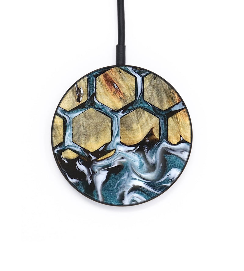 Circle Wood Wireless Charger - Tennie (Pattern, 823924)