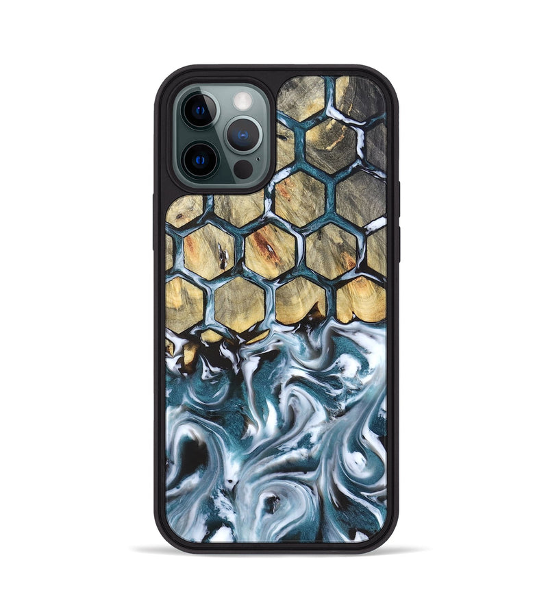 iPhone 12 Pro Wood Phone Case - Tennie (Pattern, 823924)