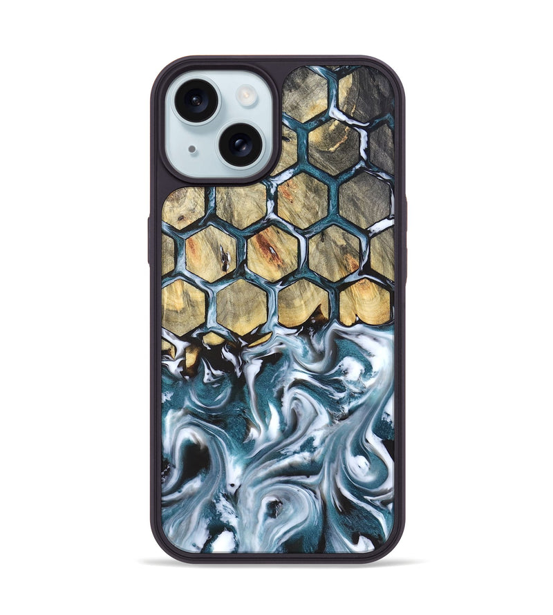 iPhone 15 Wood Phone Case - Tennie (Pattern, 823924)