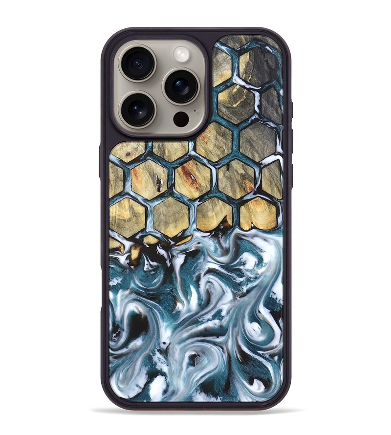iPhone 16 Pro Max Wood Phone Case - Tennie (Pattern, 823924)
