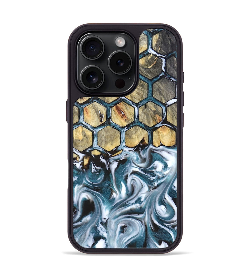 iPhone 16 Pro Wood Phone Case - Tennie (Pattern, 823924)