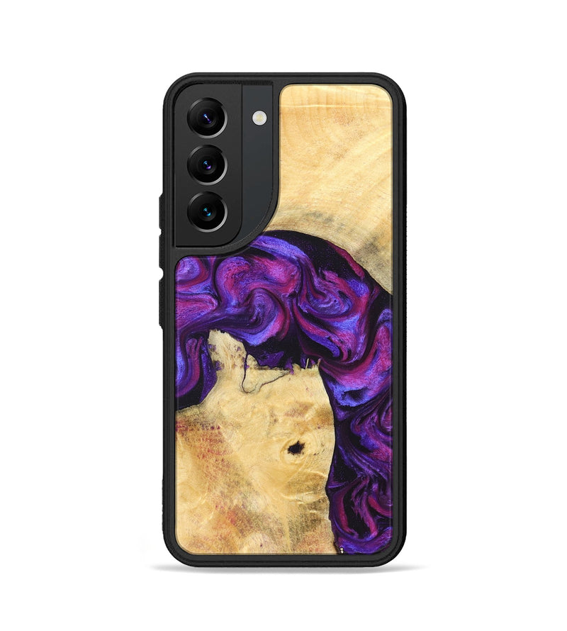 Galaxy S22 Wood Phone Case - Kari (Purple, 823925)