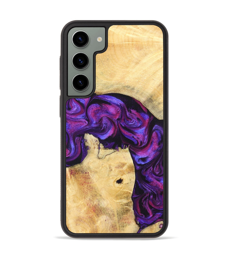 Galaxy S23 Plus Wood Phone Case - Kari (Purple, 823925)