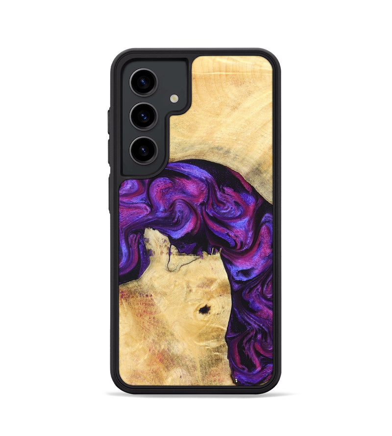 Galaxy S24 Wood Phone Case - Kari (Purple, 823925)