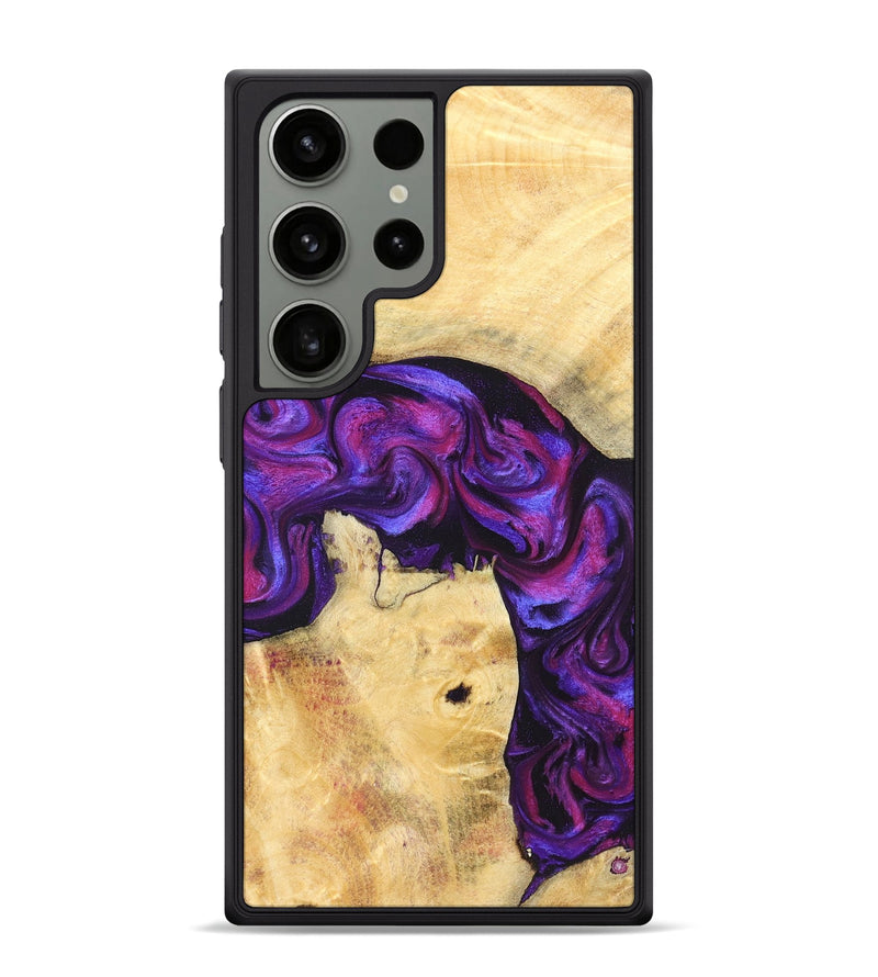 Galaxy S24 Ultra Wood Phone Case - Kari (Purple, 823925)