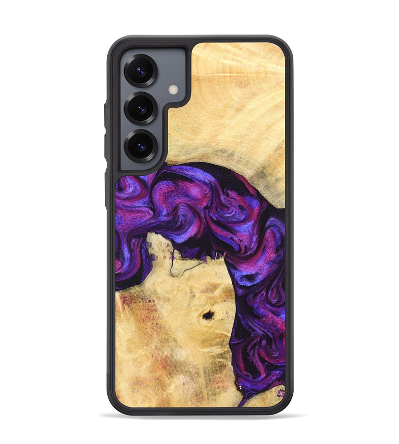 Galaxy S25 Plus Wood Phone Case - Kari (Purple, 823925)