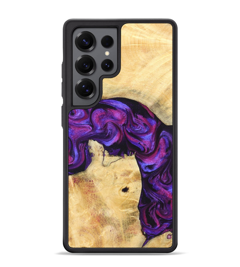 Galaxy S25 Ultra Wood Phone Case - Kari (Purple, 823925)
